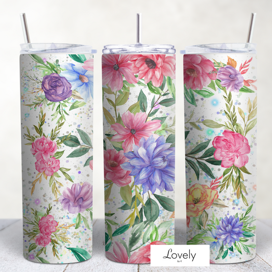 FLORAL TUMBLER