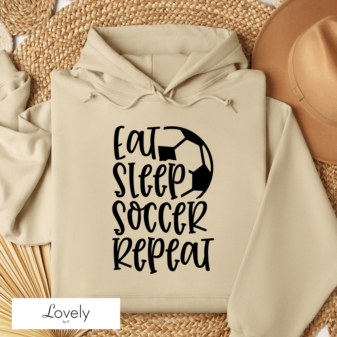 EAT SLEEP SOCCER REPEAT