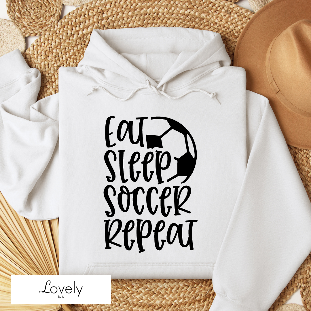 EAT SLEEP SOCCER REPEAT