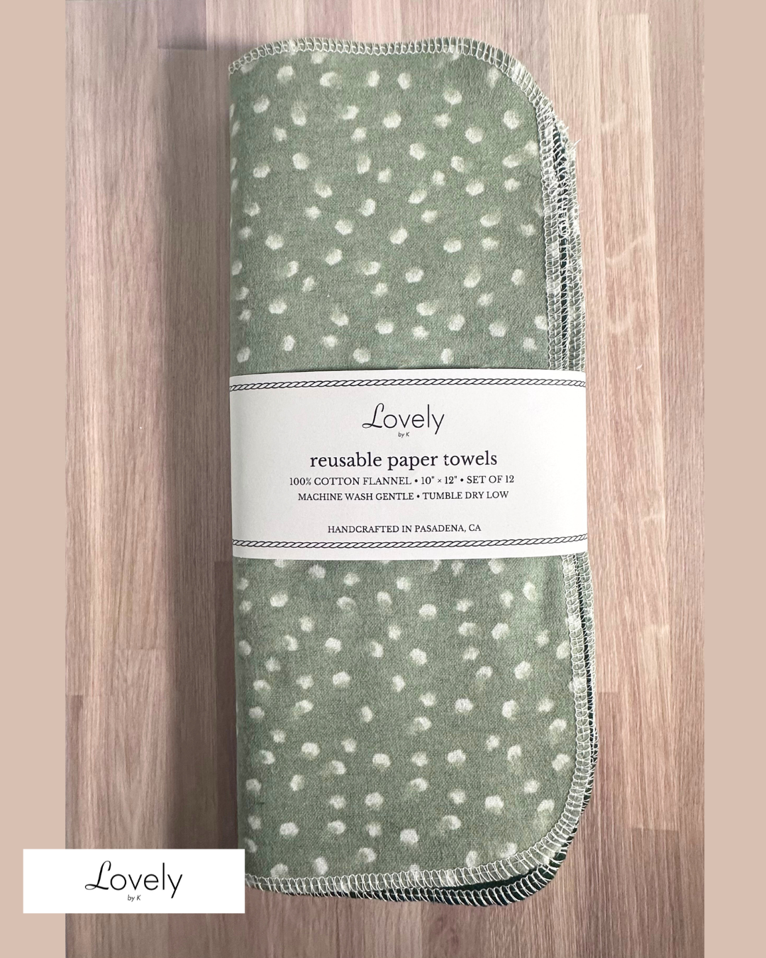 PAPERLESS TOWELS GREEN MULTI