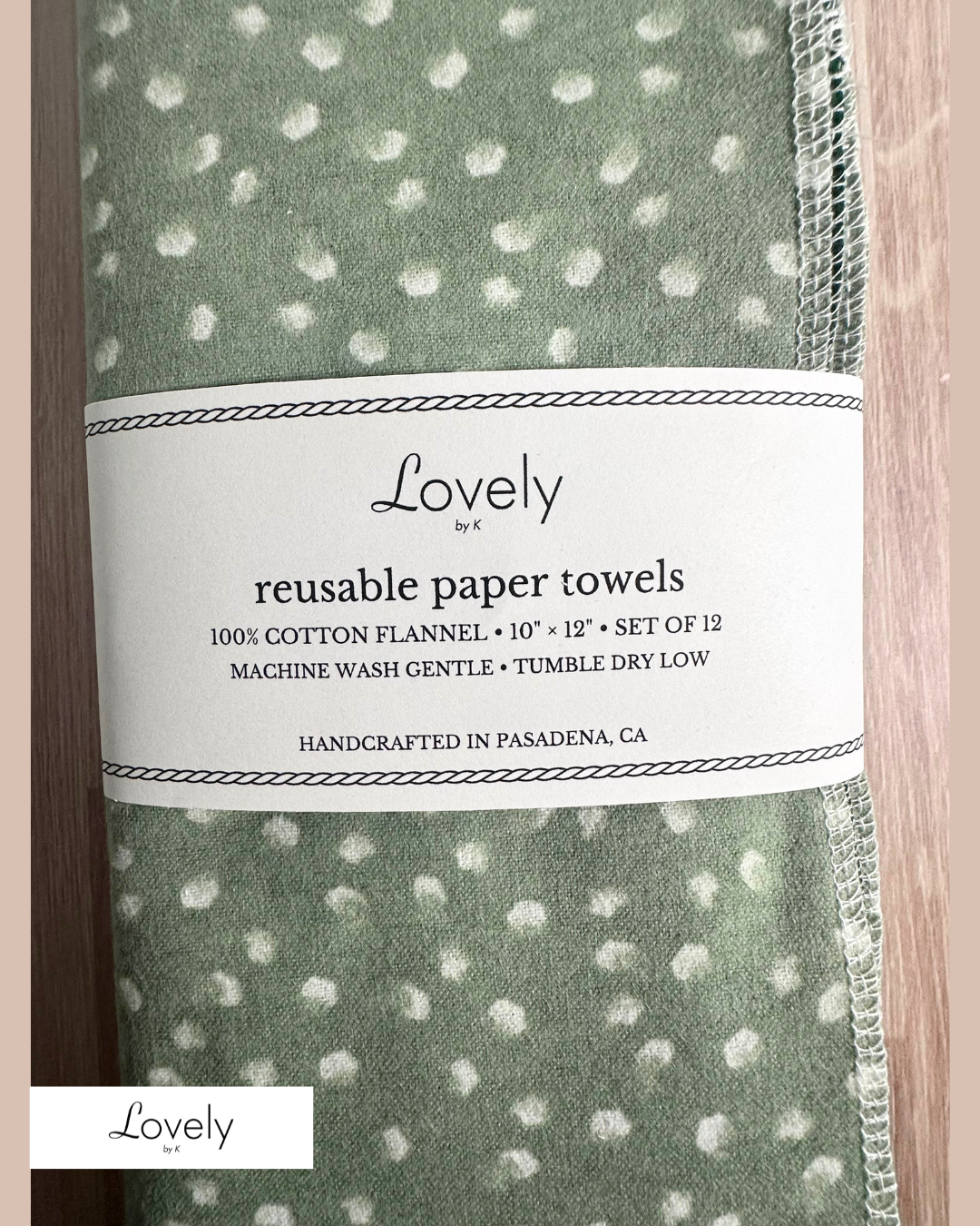 PAPERLESS TOWELS GREEN MULTI