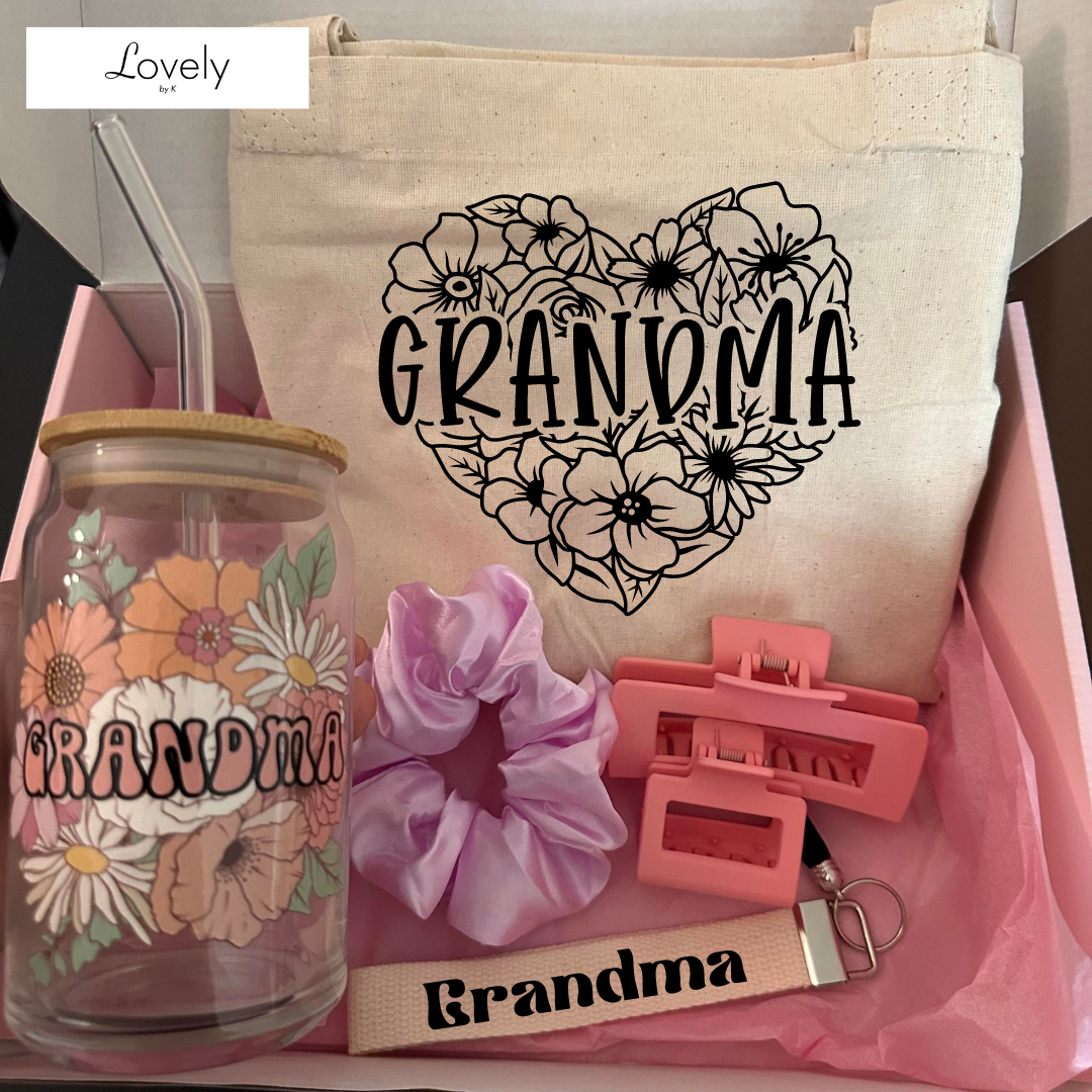 GRANDMA FLORAL GIFT BOX