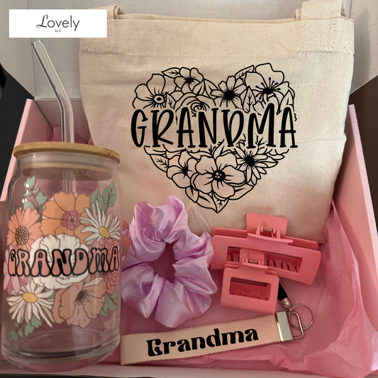 GRANDMA FLORAL GIFT BOX
