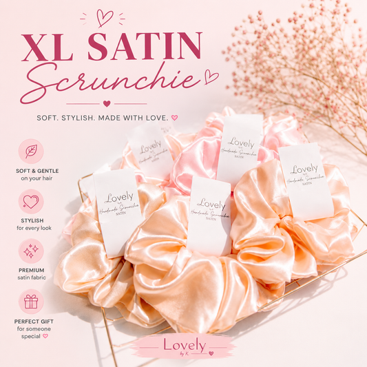 SATIN SCRUNCHIE XL
