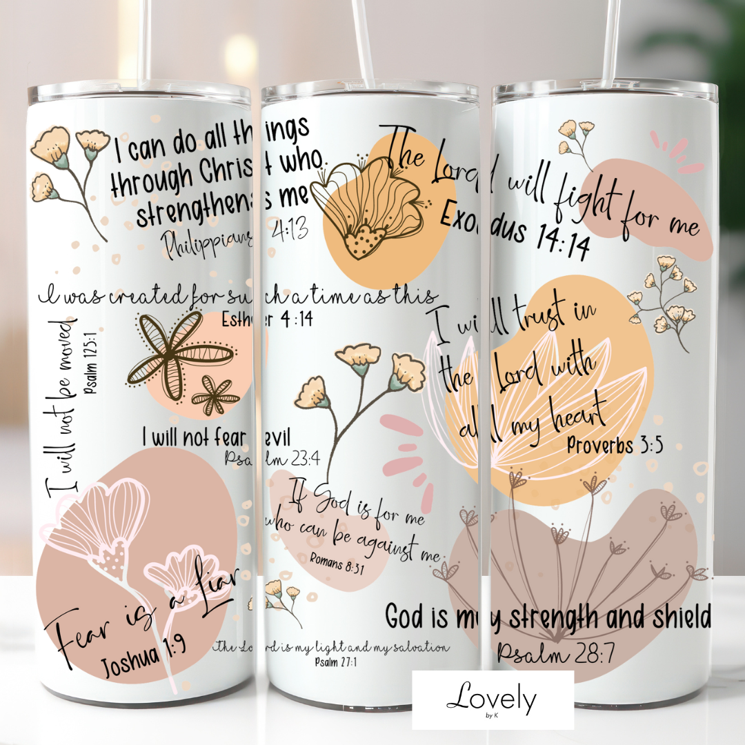 BIBLE VERSE TUMBLER