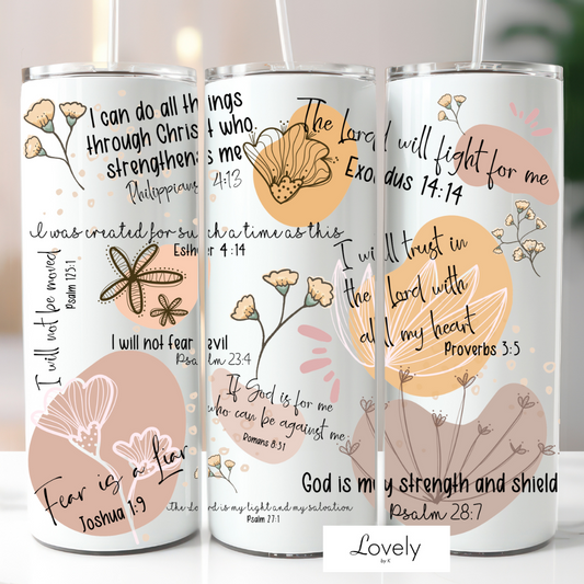 BIBLE VERSE TUMBLER