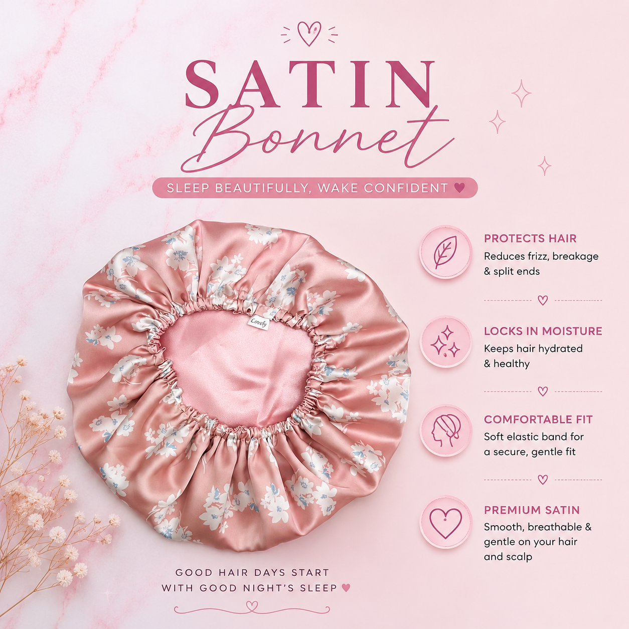 PINK PEONY-PINK REVERSIBLE