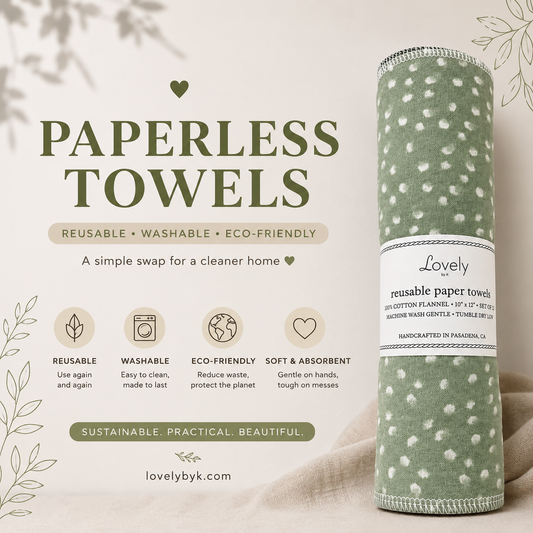 PAPERLESS TOWELS GREEN MULTI