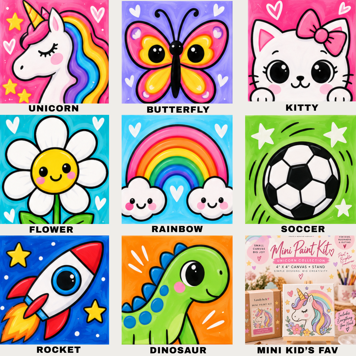 MINI KIDS PAINT KITS