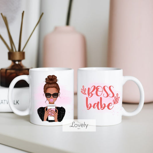 BOSS BABE BRUNETTE MUG
