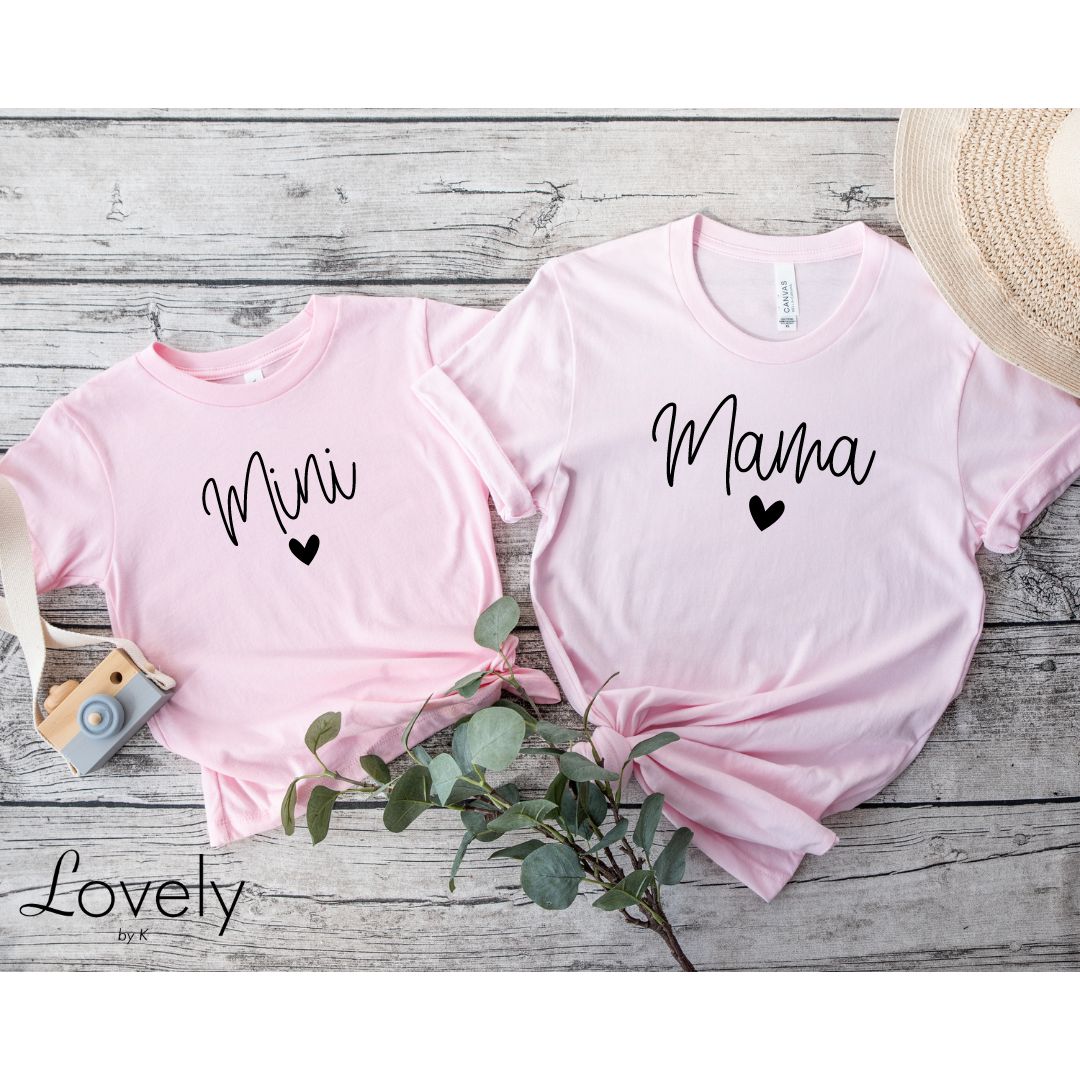 MAMA & MINI PINK HEART