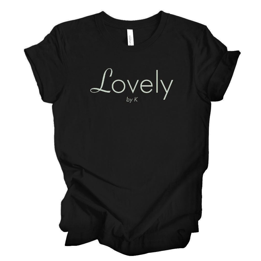 LOVELY BY K LOGO TEE